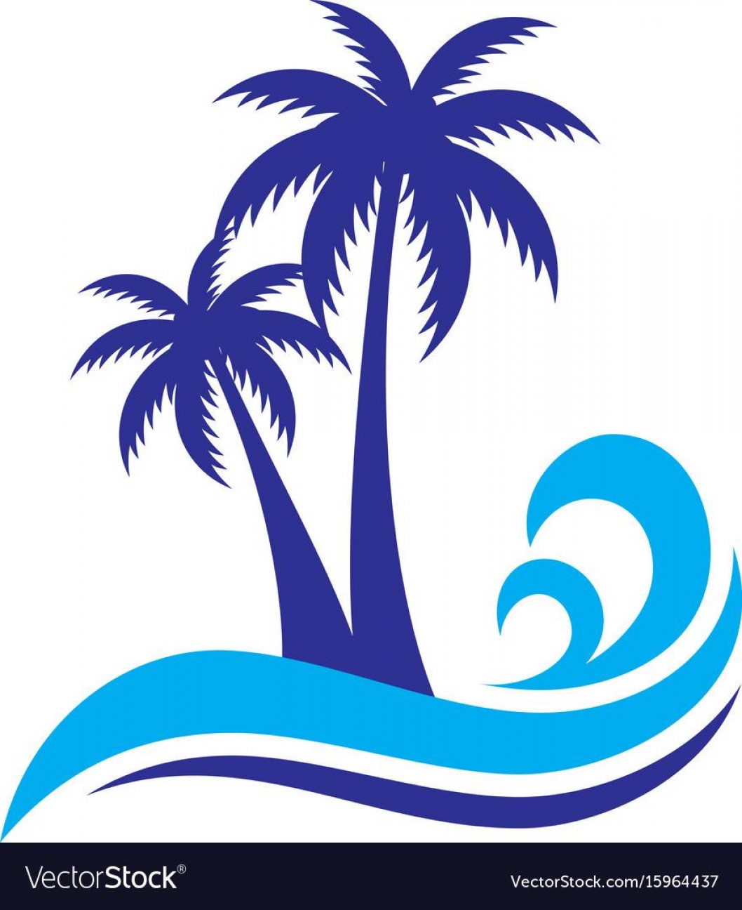 Palm Tree Logo Vector at Vectorified.com | Collection of Palm Tree Logo ...