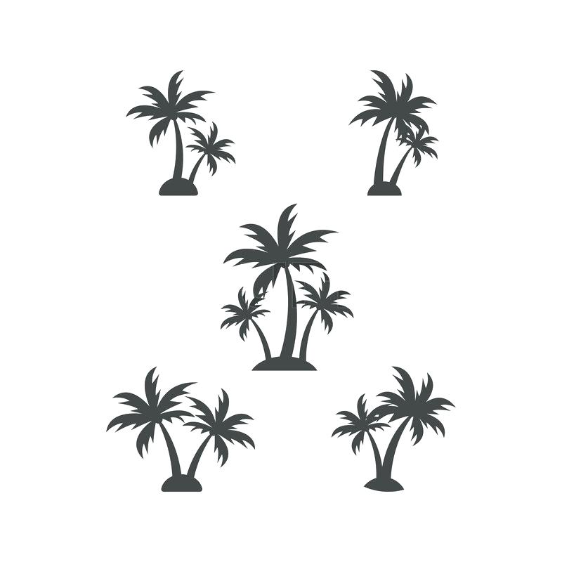 800x800 Palm Tree Design Vector