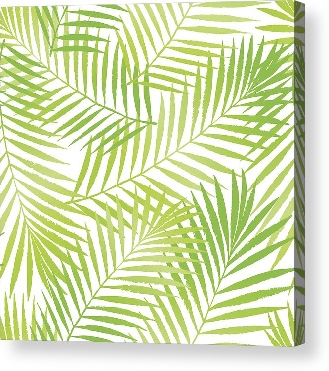 Summer Tropical Palm Tree Leaves Seamless Pattern Vector Grunge 666x750 Summer Tropical Palm Tree Leaves Seamless Pattern Vector Grunge