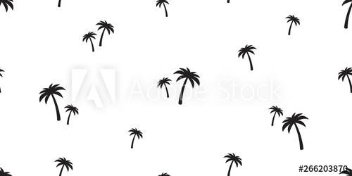 Palm Tree Seamless Pattern Vector Coconut Tree Island Tropical 500x250 Palm Tree Seamless Pattern Vector Coconut Tree Island Tropical