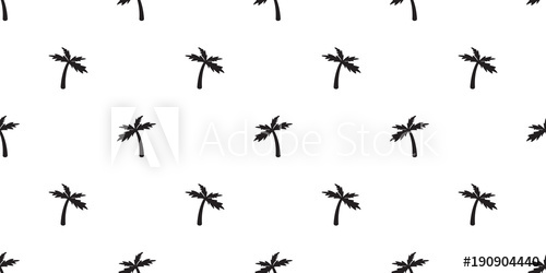Coconut Tree Palm Seamless Pattern Vector Isolated Icon Wallpaper 500x250 Coconut Tree Palm Seamless Pattern Vector Isolated Icon Wallpaper