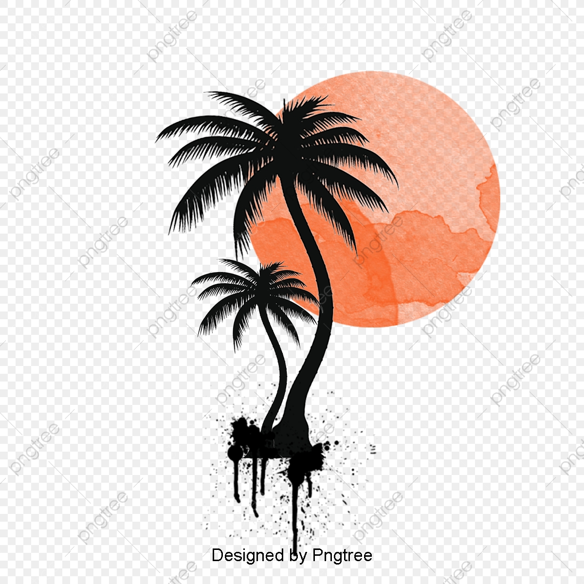 1200x1200 Illustration Of Palm Trees, Vector Material, Palm Png Transparent