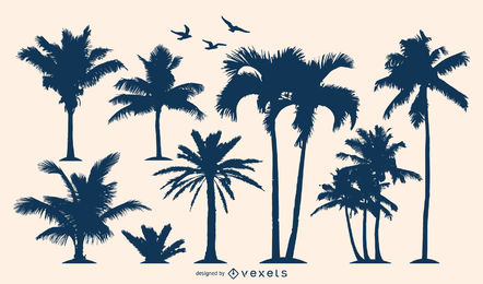 442x260 Palm Tree Vector Graphics To Download