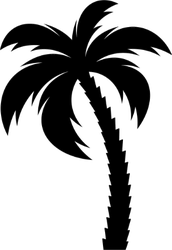 Download Palm Tree Silhouette Vector at Vectorified.com ...