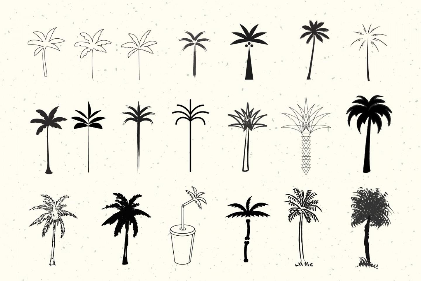 Palm Tree Vector at Vectorified.com | Collection of Palm Tree Vector ...