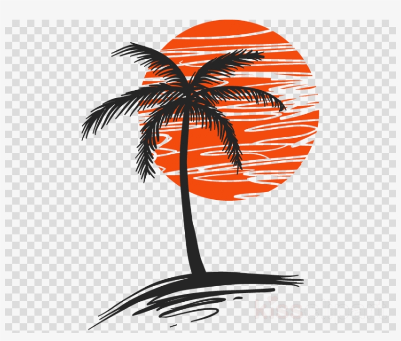 820x696 Free Png Download Palm Tree In The Sunset Shower Curtain