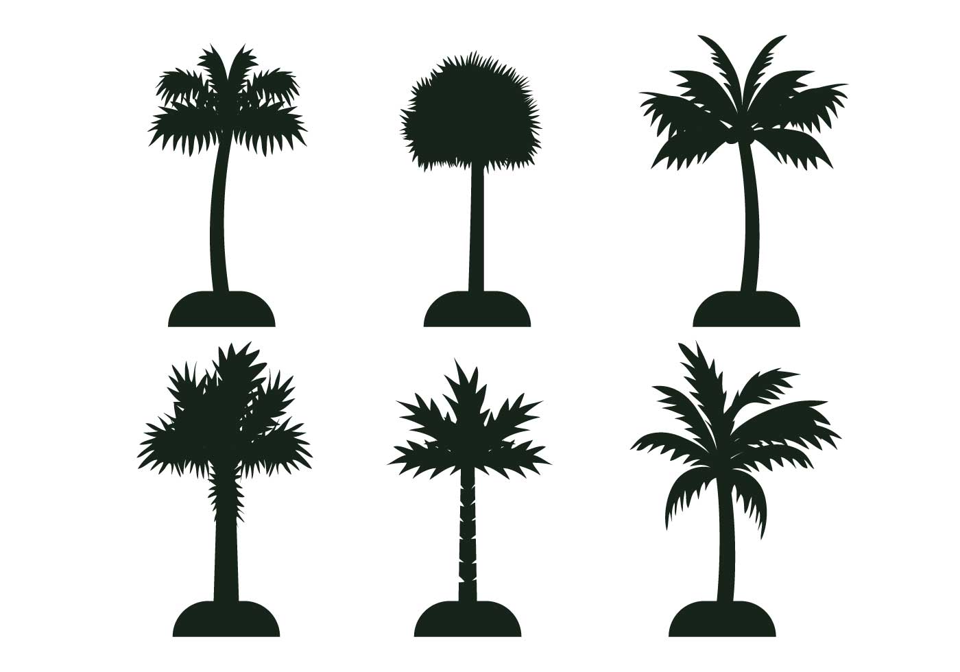 1400x980 Palmetto Free Vector Art