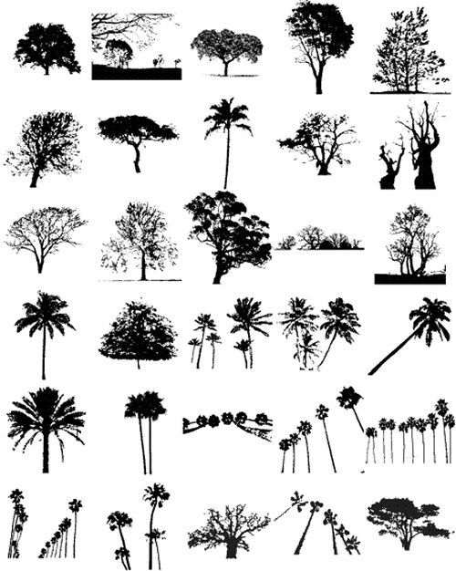 500x626 Free High Quality Silhouette Sets Silhouette Projects