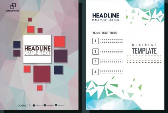 546x368 Brochure Free Vector Download