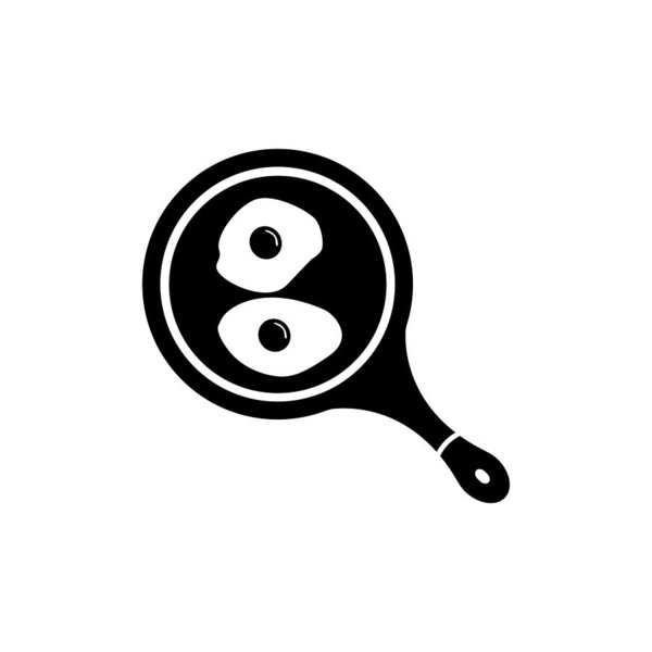 Egg In Frying Pan Vector Icon, Breakfast Icon Art Print 600x600 Egg In Frying Pan Vector Icon, Breakfast Icon Art Print