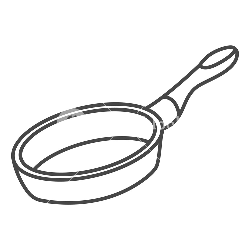 Frying Pan Icon Outline Frying Pan Vector Icon For Web Design 1000x1000 Frying Pan Icon Outline Frying Pan Vector Icon For Web Design