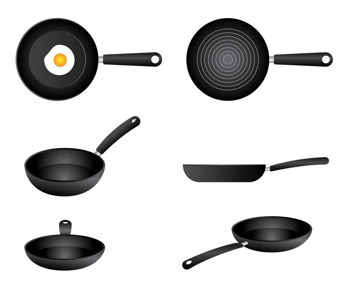 D Realistic Pan Vectors Vector Art Graphics 1136x936 D Realistic Pan Vectors Vector Art Graphics