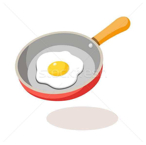 Vector Icon Frying Pan Vector Illustration Sungjoong Kim 600x597 Vector Icon Frying Pan Vector Illustration Sungjoong Kim