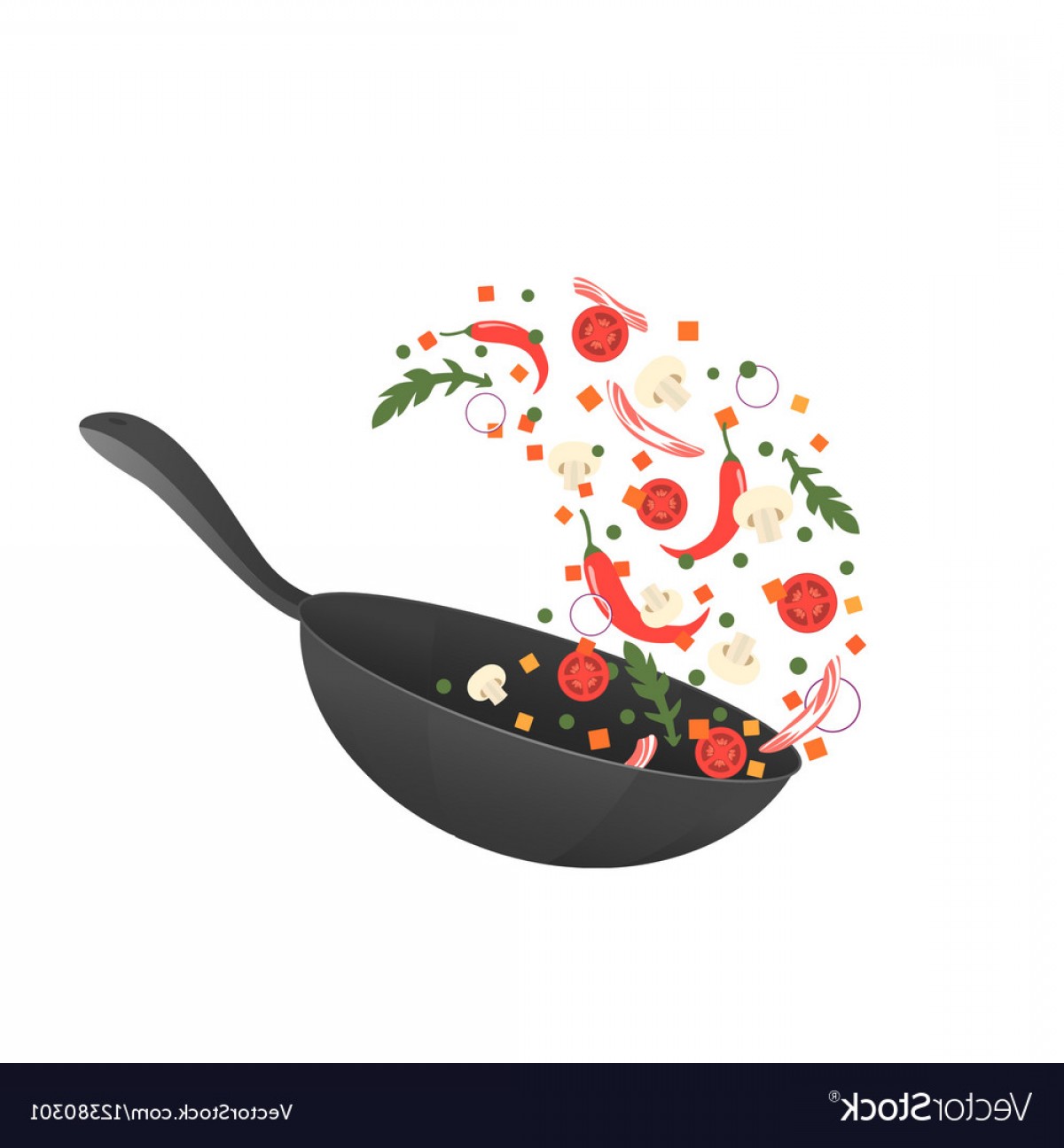 Cooking Pan Vector Catamart 1200x1296 Cooking Pan Vector Catamart
