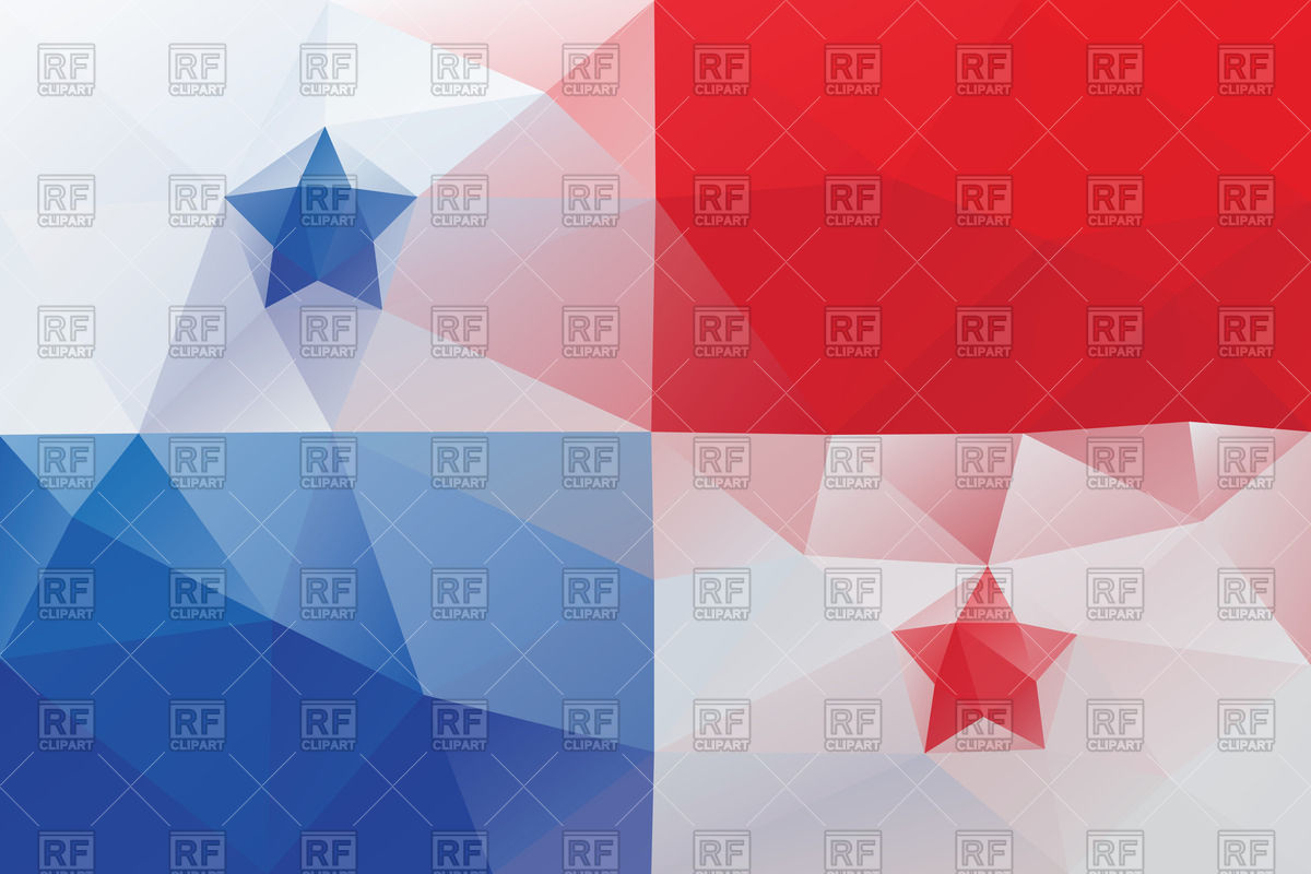 1200x800 Polygonal Panama Flag Vector Image Of Signs, Symbols, Maps