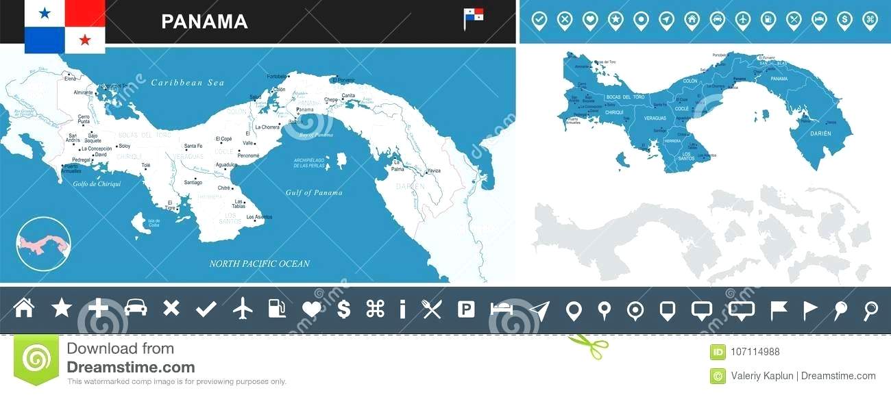 1300x577 Chitre Panama Map