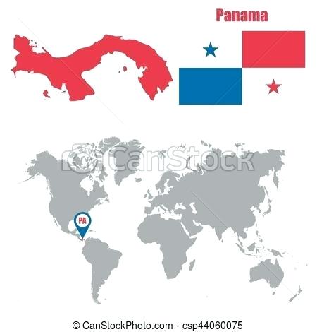 450x470 Panama Map World