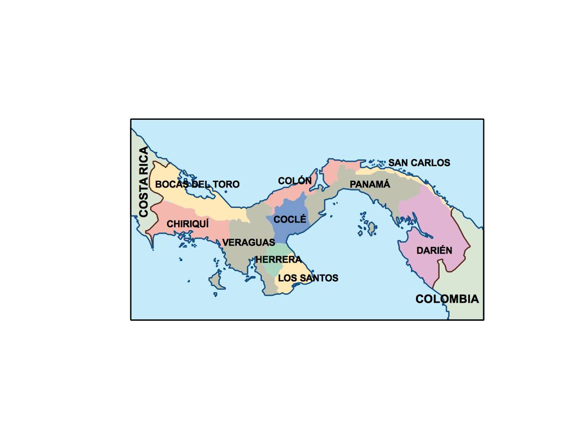 1120x840 Panama Presentation Map Vector World Maps
