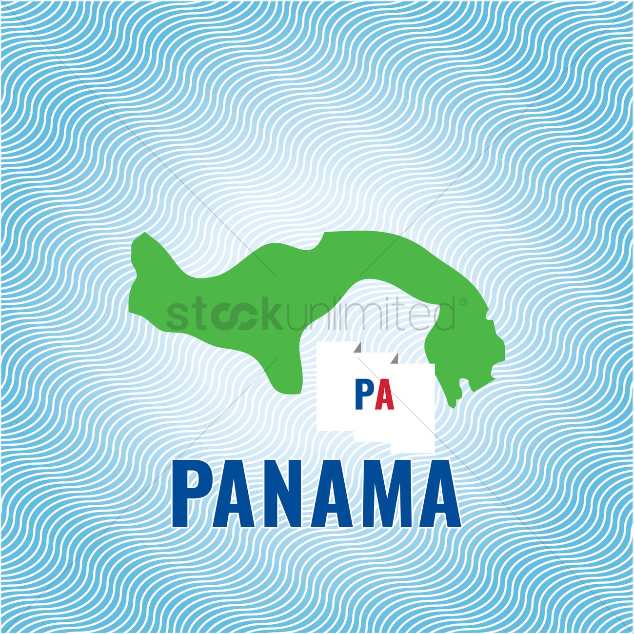 1300x1300 Map Of Panama Vector Image