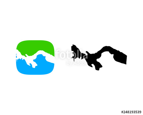 500x400 Set Of Panama Vector Country Map Stock Image And Royalty Free