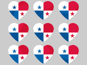 300x225 Blue Panama Royalty Free Vectors