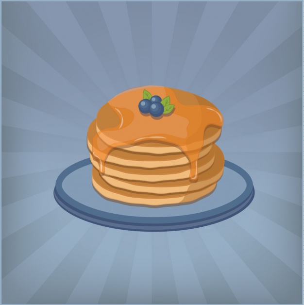 Pancakes Background Design Vector Free Download 626x628 Pancakes Background Design Vector Free Download
