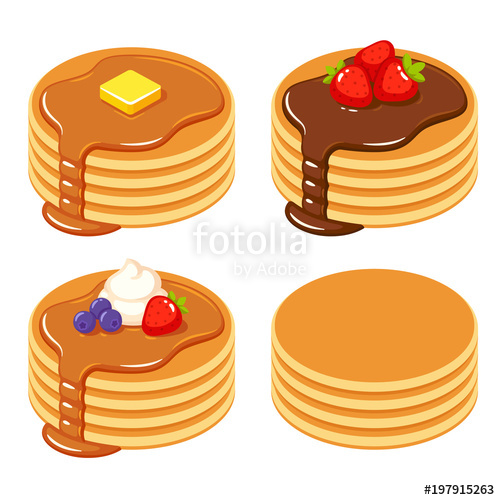 Pancake Vector Free at Vectorified.com | Collection of Pancake Vector ...