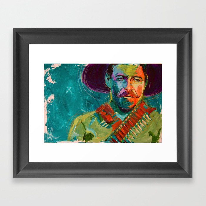 700x700 Pancho Villa Framed Art Print