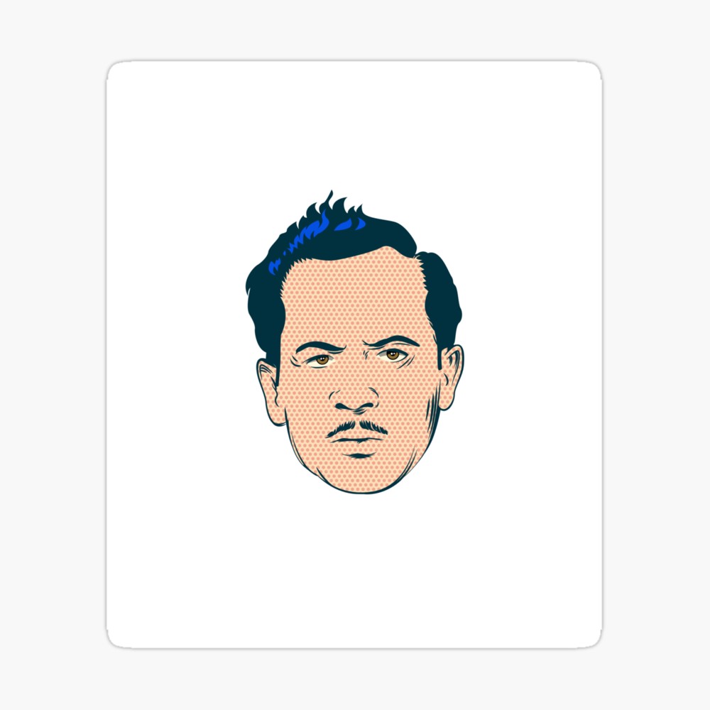 1000x1000 Pedro Infante Face In Vector Sticker