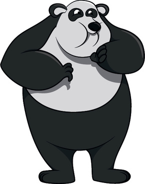 Panda Bear Free Vector Download 291x368 Panda Bear Free Vector Download