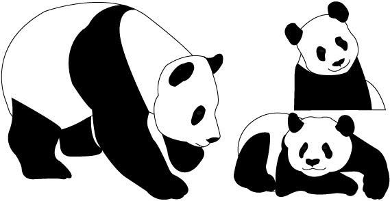 Cute Panda Bear Clipart 569x294 Cute Panda Bear Clipart