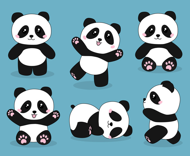 Cute Panda Bear Vector Premium Download 626x514 Cute Panda Bear Vector Premium Download