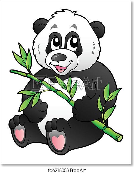 Panda Cartoon Vector at Vectorified.com | Collection of Panda Cartoon ...