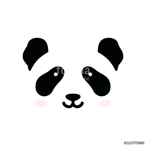 Panda Face Vector at Vectorified.com | Collection of Panda Face Vector ...