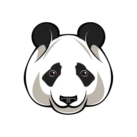 570x570 Panda Bear Cartoon Animal Pop Art Design Vector Etsy