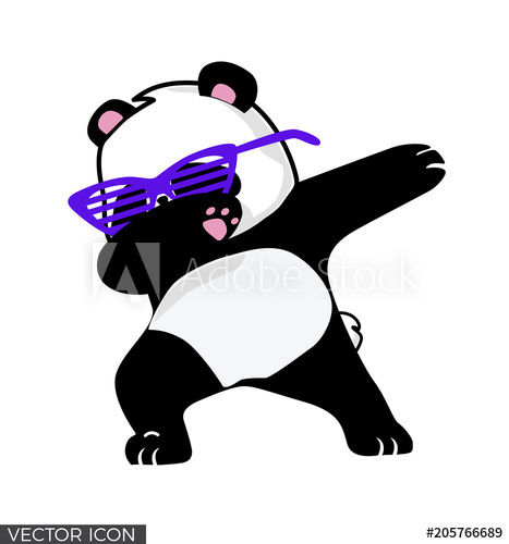 Dabbing Panda Vector Design 467x500 Dabbing Panda Vector Design