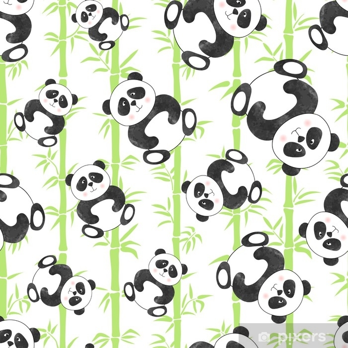 Seamless Pattern With With Cute Cartoon Panda Bears And Bamboo 700x700 Seamless Pattern With With Cute Cartoon Panda Bears And Bamboo