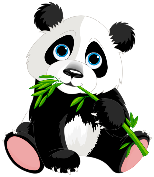 522x600 Cute Panda Cartoon Png Clipart Image Free Png Panda Vector