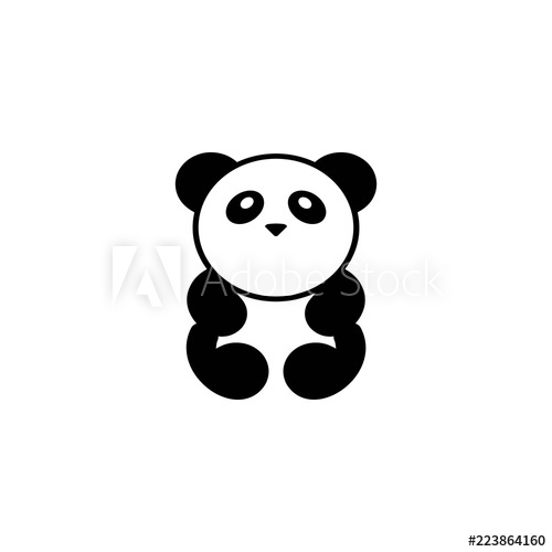 Panda Vector Logo at Vectorified.com | Collection of Panda Vector Logo ...