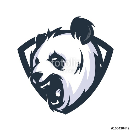 Panda Vector Logo Illustration Stock Image And Royalty Free 500x500 Panda Vector Logo Illustration Stock Image And Royalty Free