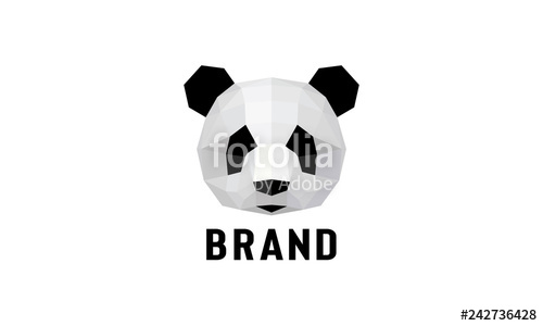 Panda Vector Logo You Can Use This Designs Everywhere, Logo 500x300 Panda Vector Logo You Can Use This Designs Everywhere, Logo
