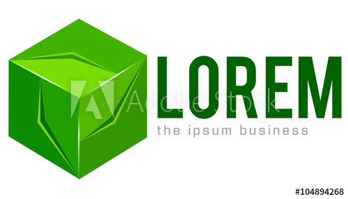 500x286 Abstract Geometric Shape, Pandora Box, Vecor Logo Template