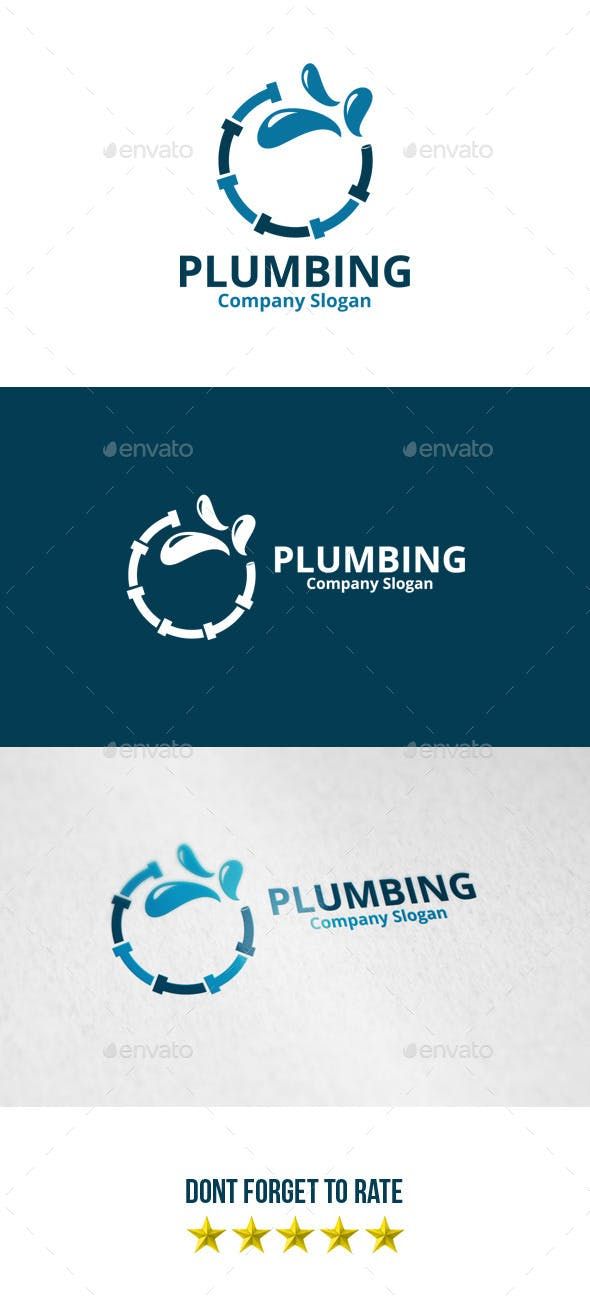 590x1299 Plumbing Logo Vector