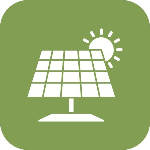 490x490 Solar Panel Vector Icon