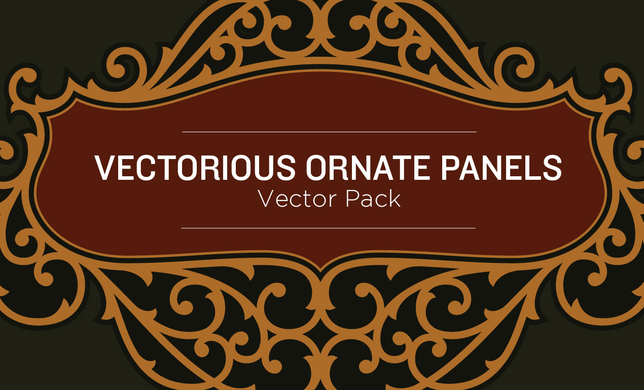 1270x770 Vectorious Ornate Panel Vector Pack