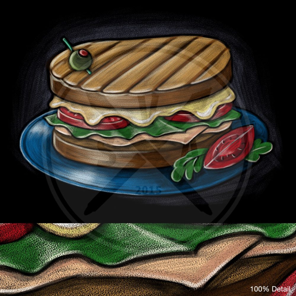 Chalkboard Panini Sandwich 999x999 Chalkboard Panini Sandwich