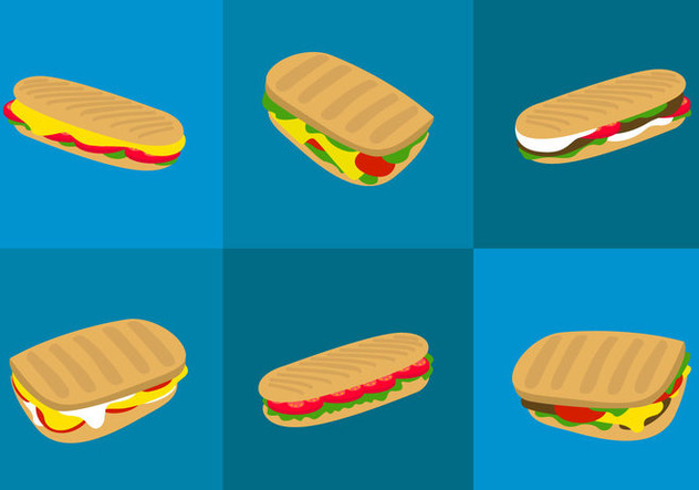 Panini Sandwich Free Vector Download Cannypic 632x443 Panini Sandwich Free Vector Download Cannypic