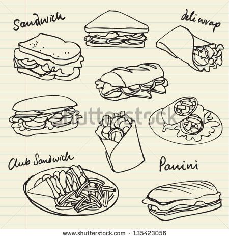 Vector Sandwich Doodle Fonts Graphics In Sandwich 450x470 Vector Sandwich Doodle Fonts Graphics In Sandwich