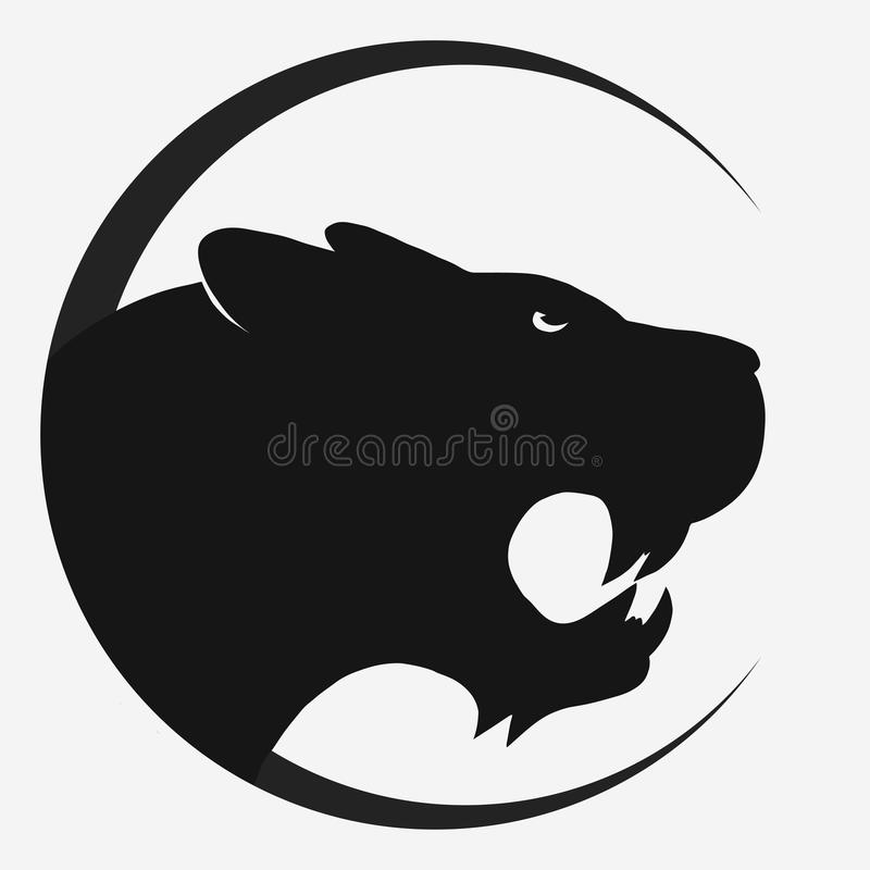 800x800 Panther Face Silhouette
