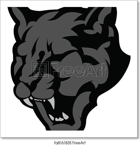 Free Art Print Of Panther Mascot Head Vector Graphic Graphic 561x581 Free Art Print Of Panther Mascot Head Vector Graphic Graphic